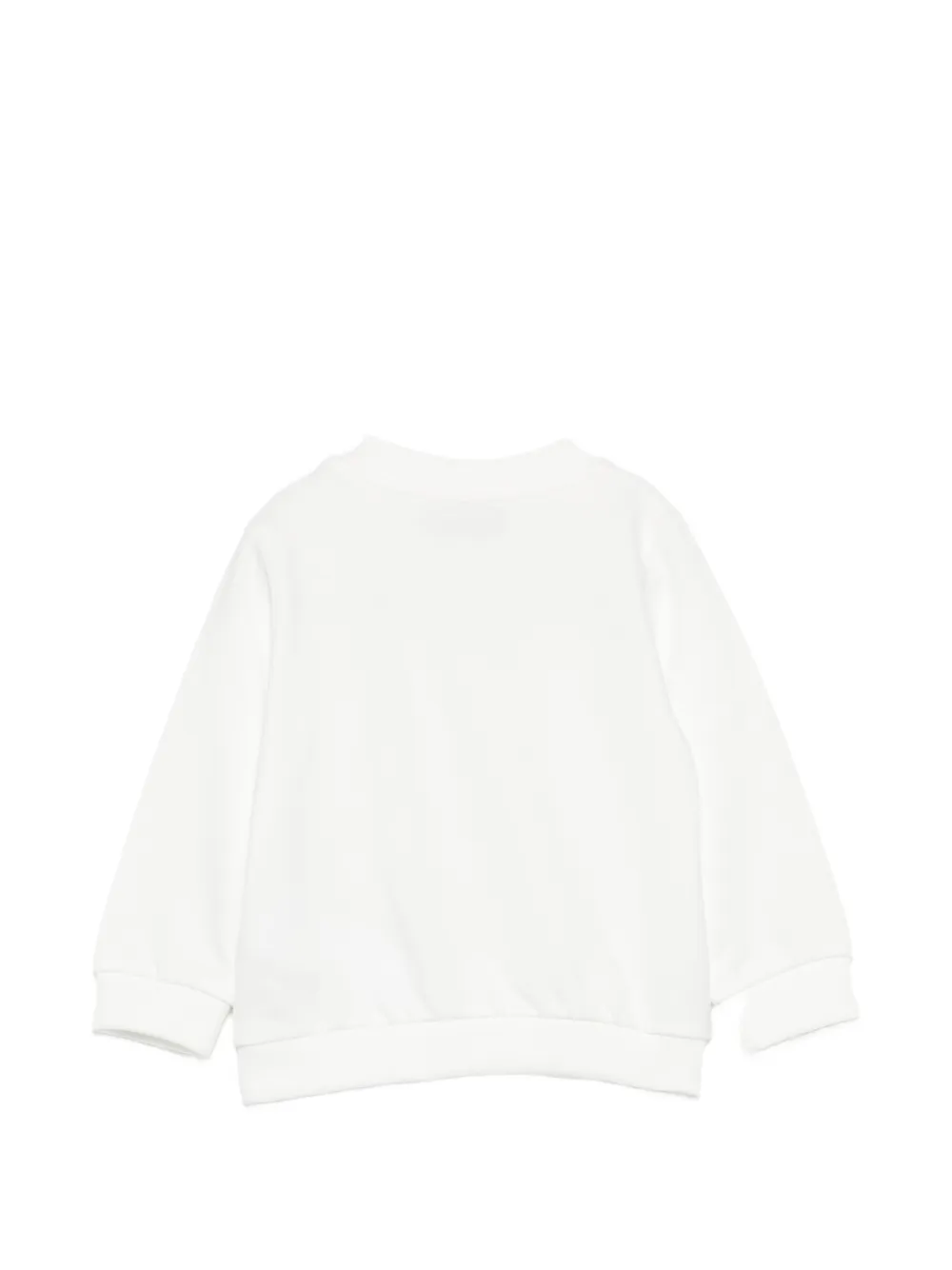 Moschino Kids Sweater met teddybeerprint Wit