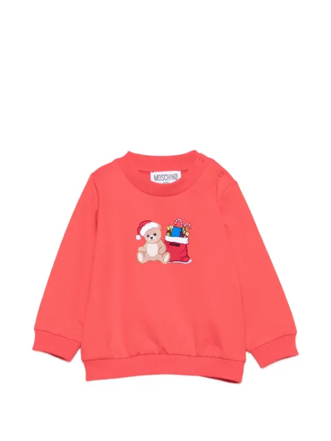 Moschino Kids Felpa con stampa Teddy Bear