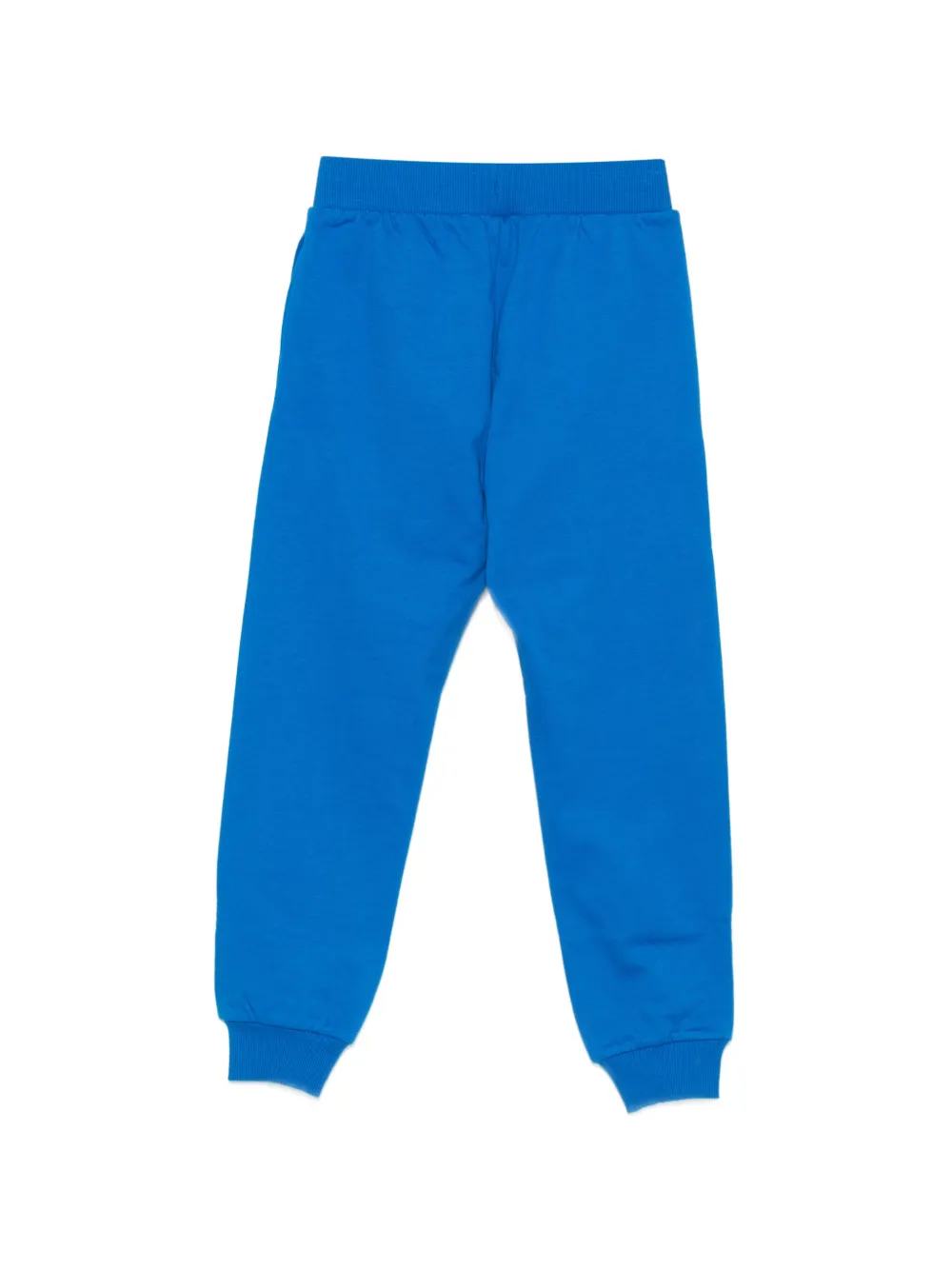 Moschino Kids Trainingsbroek met teddyprint Blauw