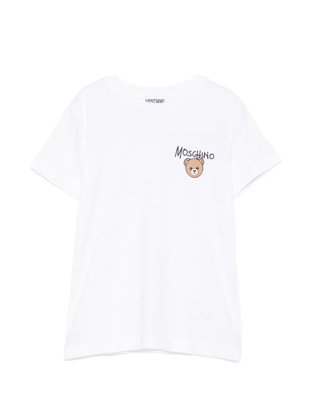 Moschino Kids teddy bear-print T-shirt - Bianco