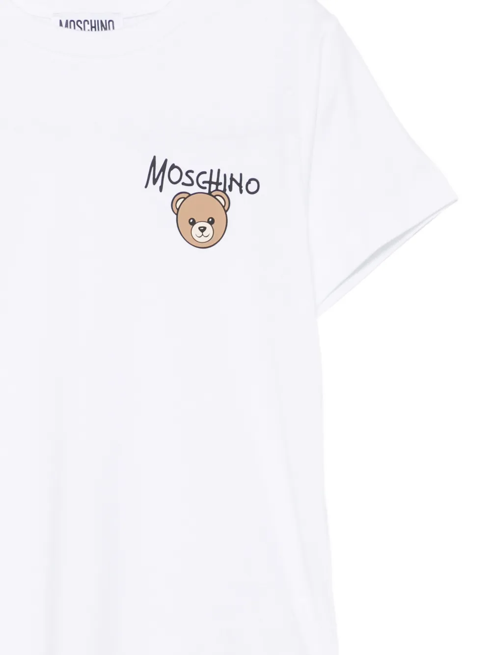 Moschino Kids T-shirt met teddybeerprint Wit