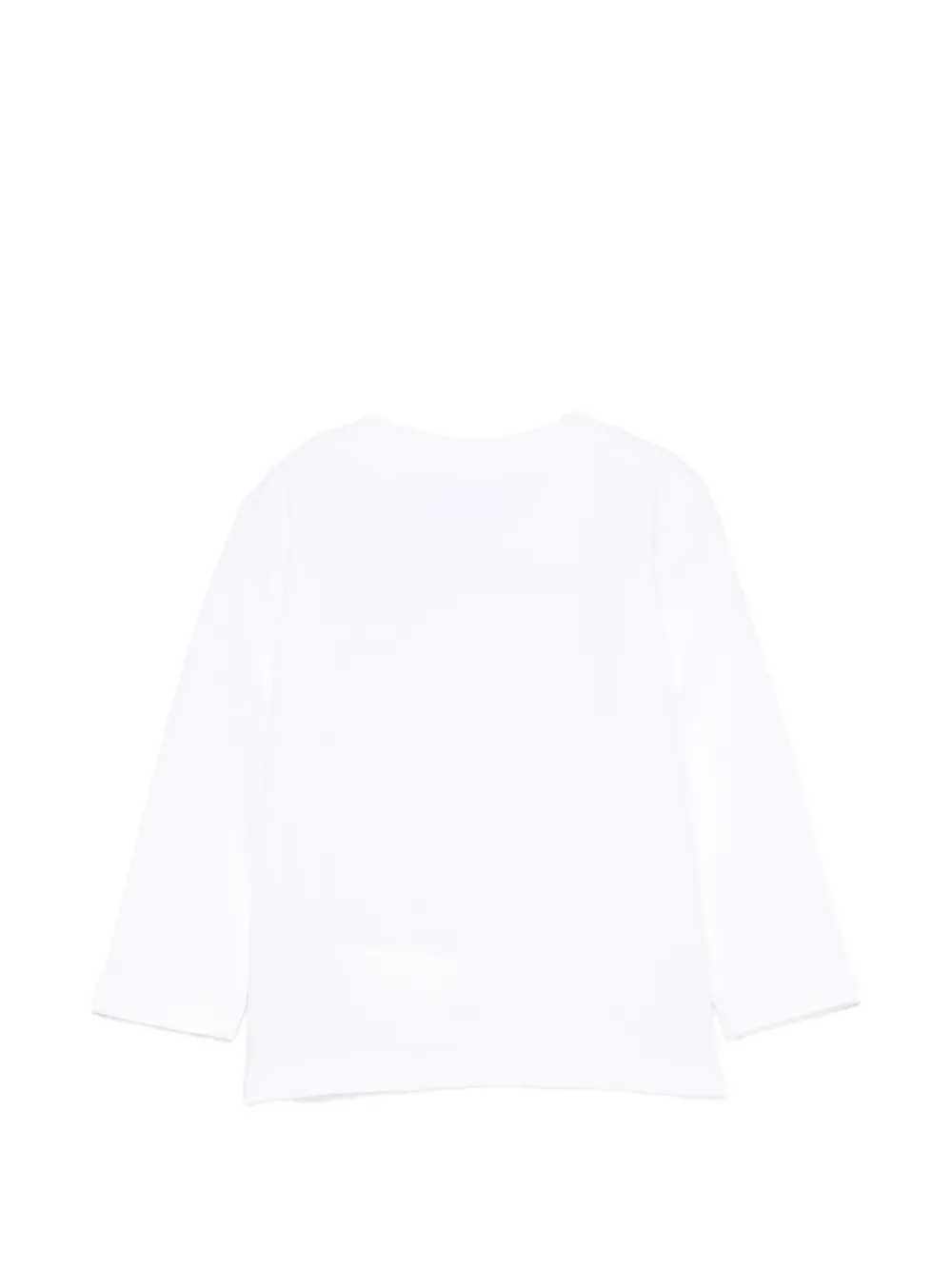 Moschino Kids T-shirt met logoprint Wit