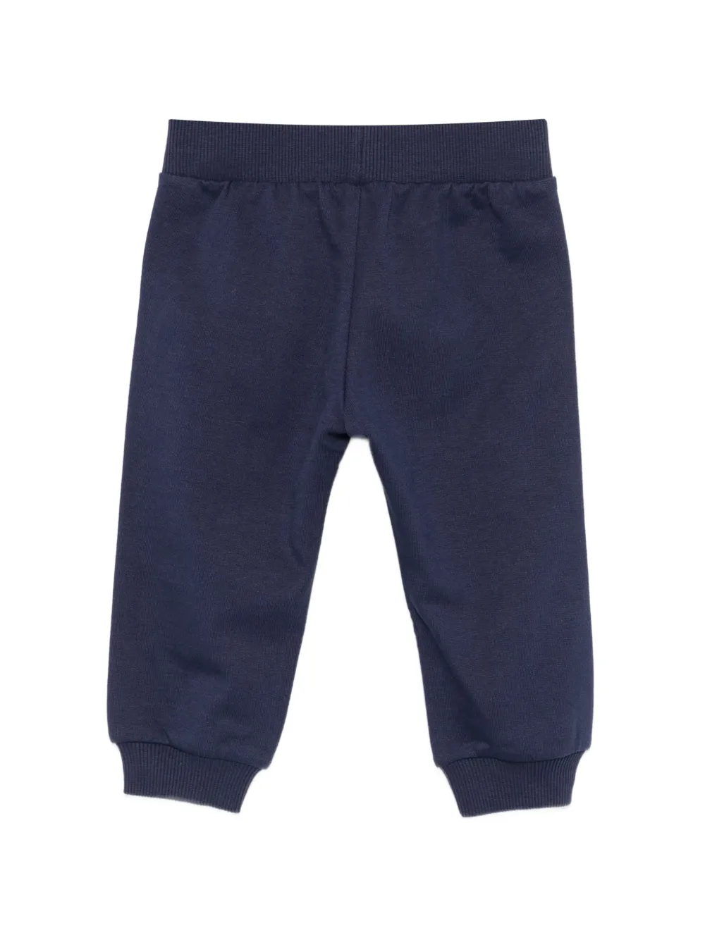 Moschino Kids Trainingsbroek met logoprint Blauw
