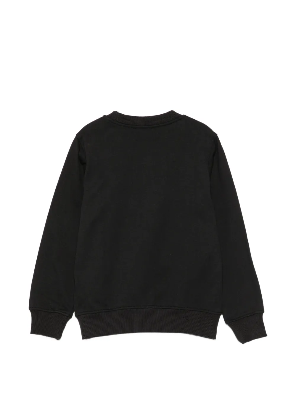 Moschino Kids Sweater met logoprint Zwart