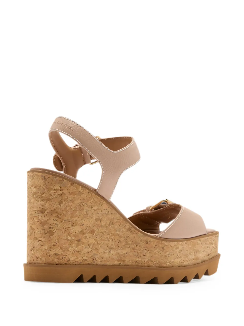 Stella McCartney Sneak-Elyse platform sandals Beige