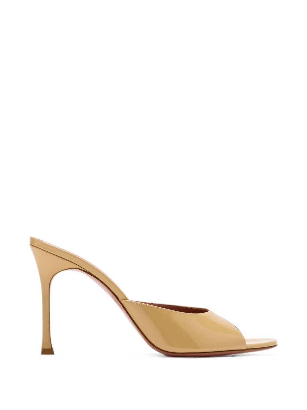 Amina Muaddi Alexa 95 Slippers In Brown
