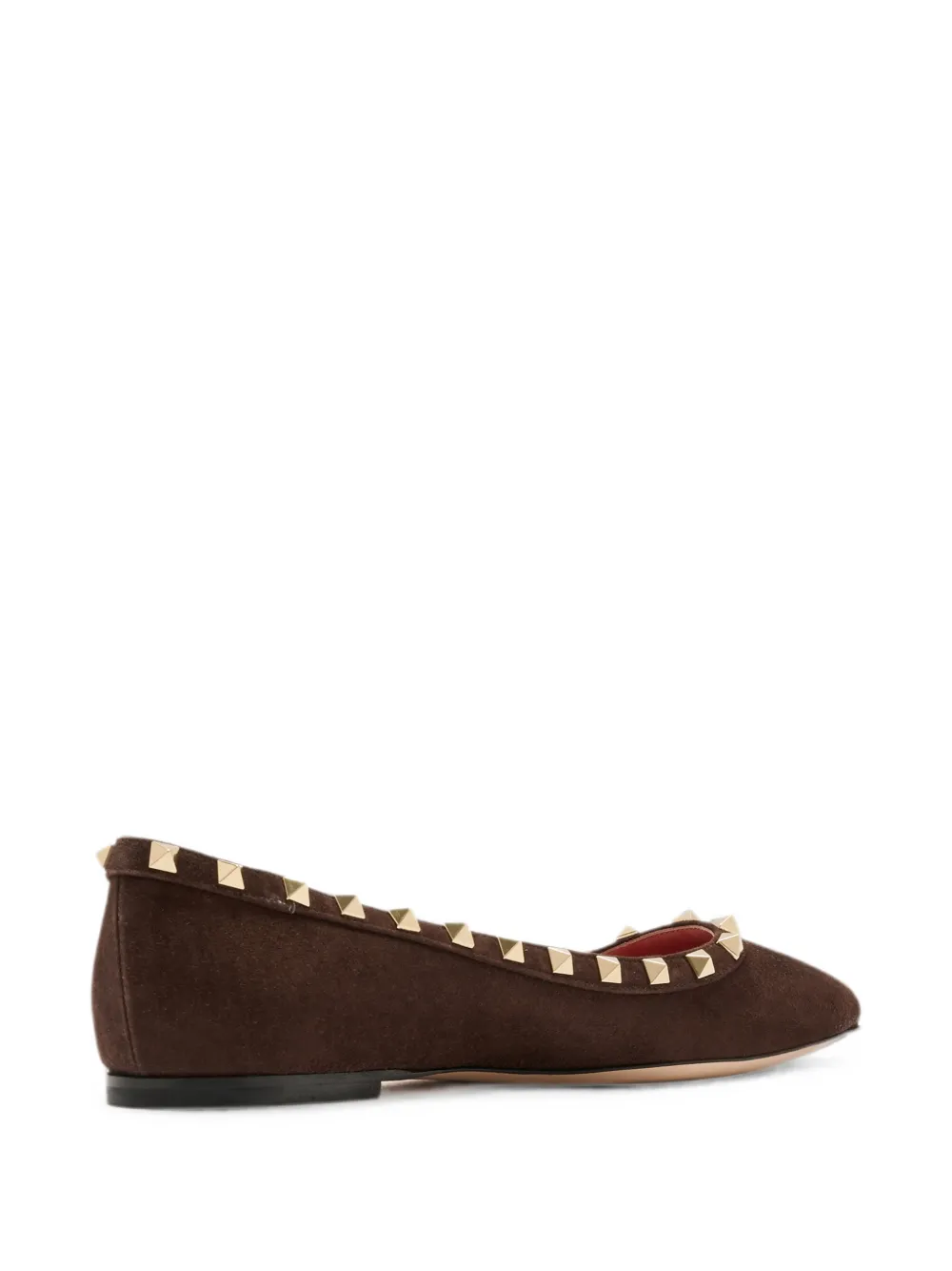 Valentino Garavani Rockstud pointed-toe ballet flats Bruin