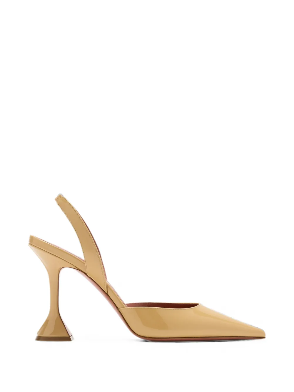 Amina Muaddi Holli 95 slingback pumps Beige