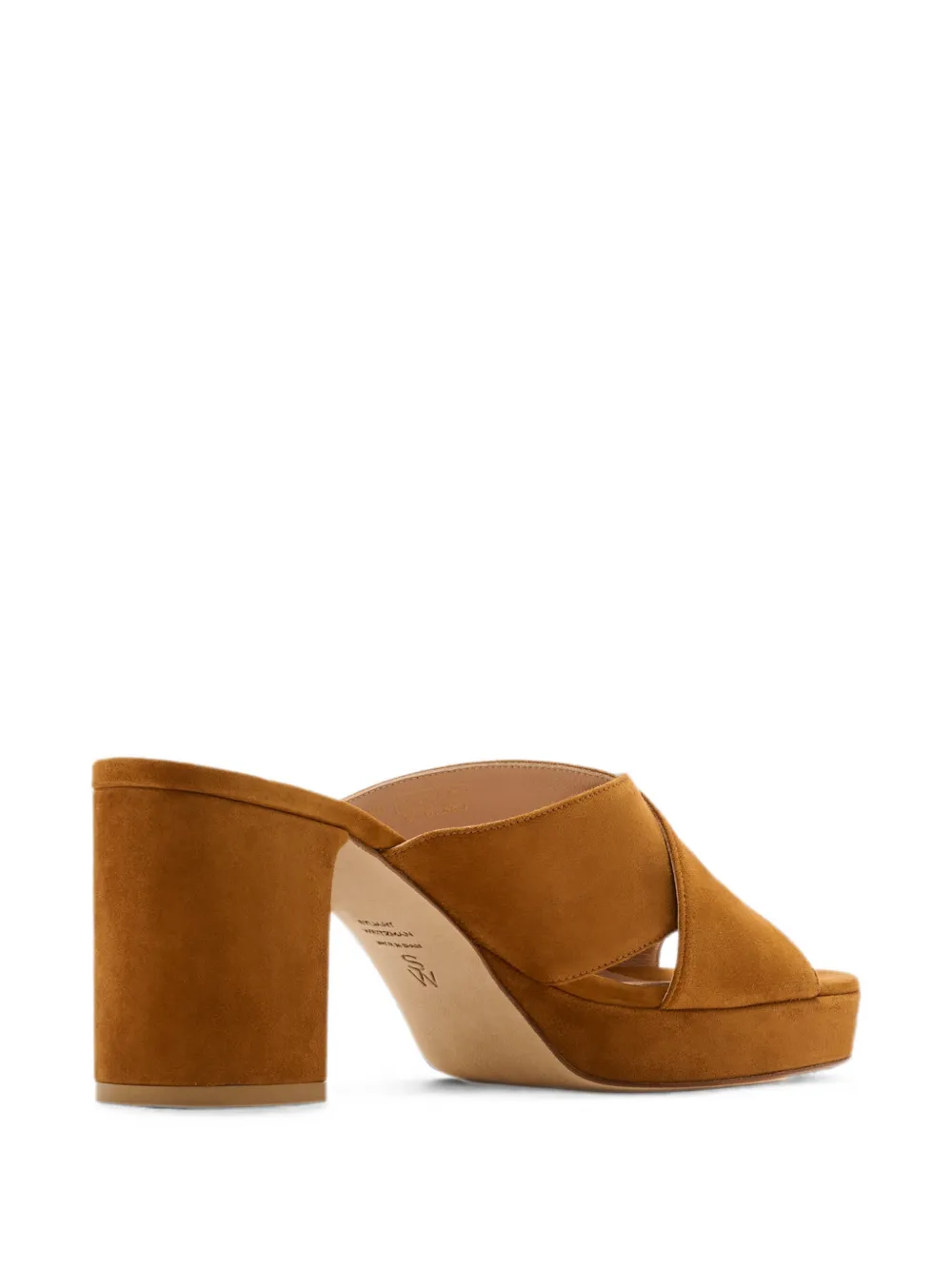 Stuart Weitzman crossover-strap platform sandals Bruin
