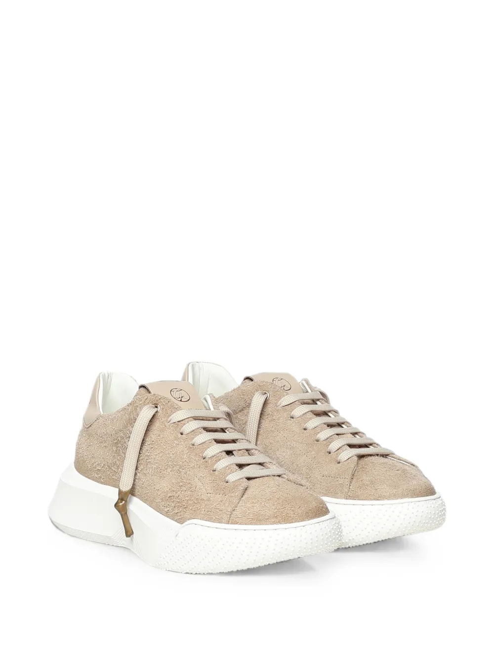 Giuliano Galiano Nemesis suede sneakers Beige
