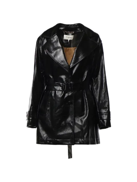 Chloé belted button-front jacket