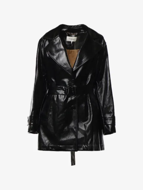 Chloé belted button-front jacket