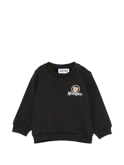 Moschino Kids ribbed-trim sweatshirt