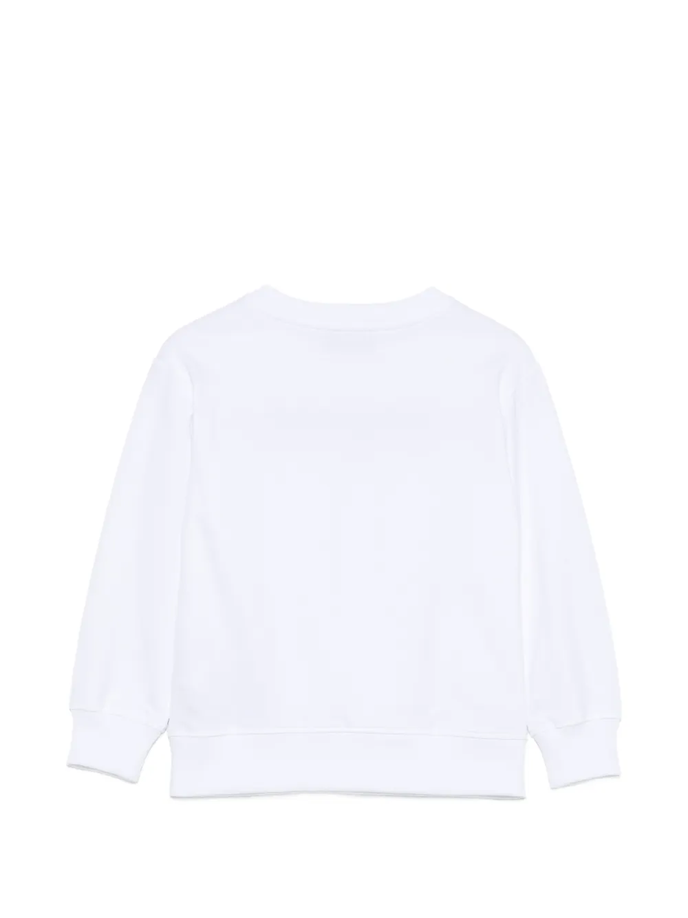 Moschino Kids Sweater met logoprint Wit