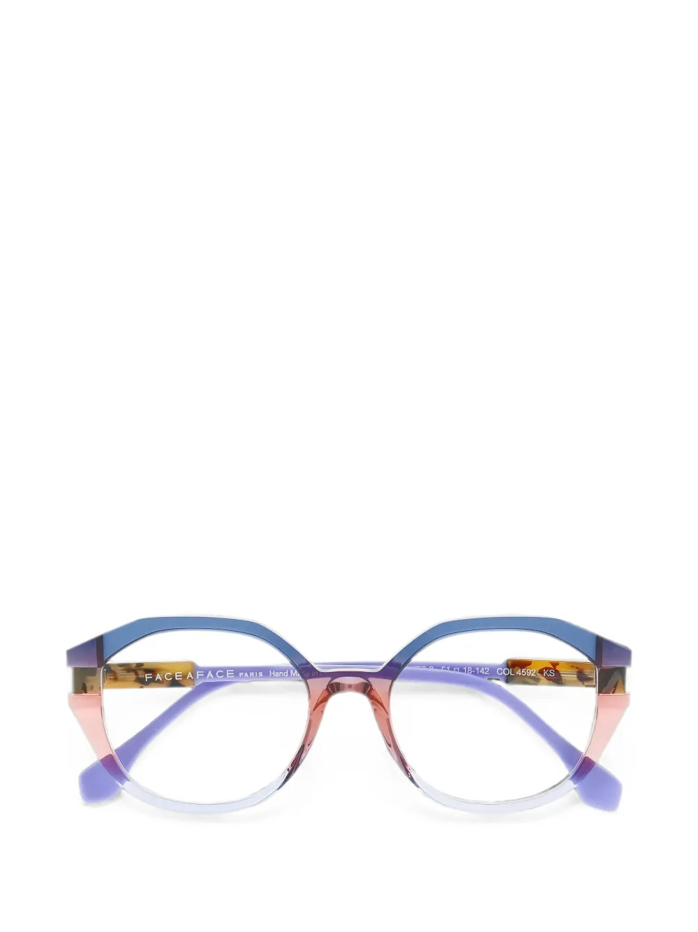 Face À Face Geometric-frame Glasses In Multi