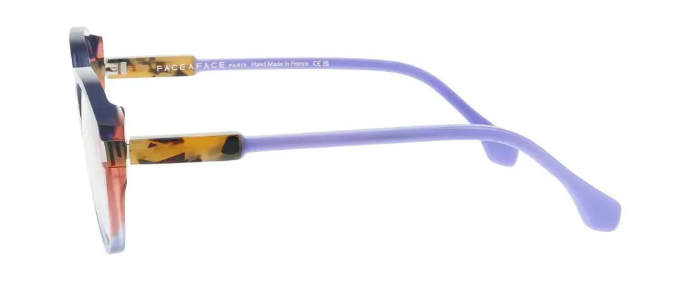 Face À Face Geometric-frame Glasses In Multi