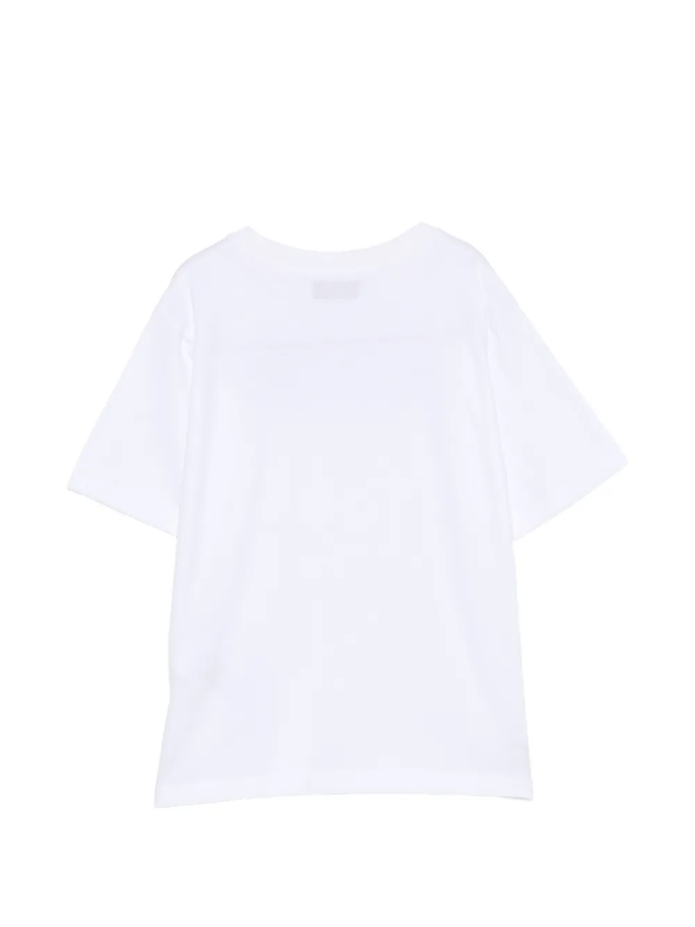 Moschino Kids T-shirt met logoprint Wit