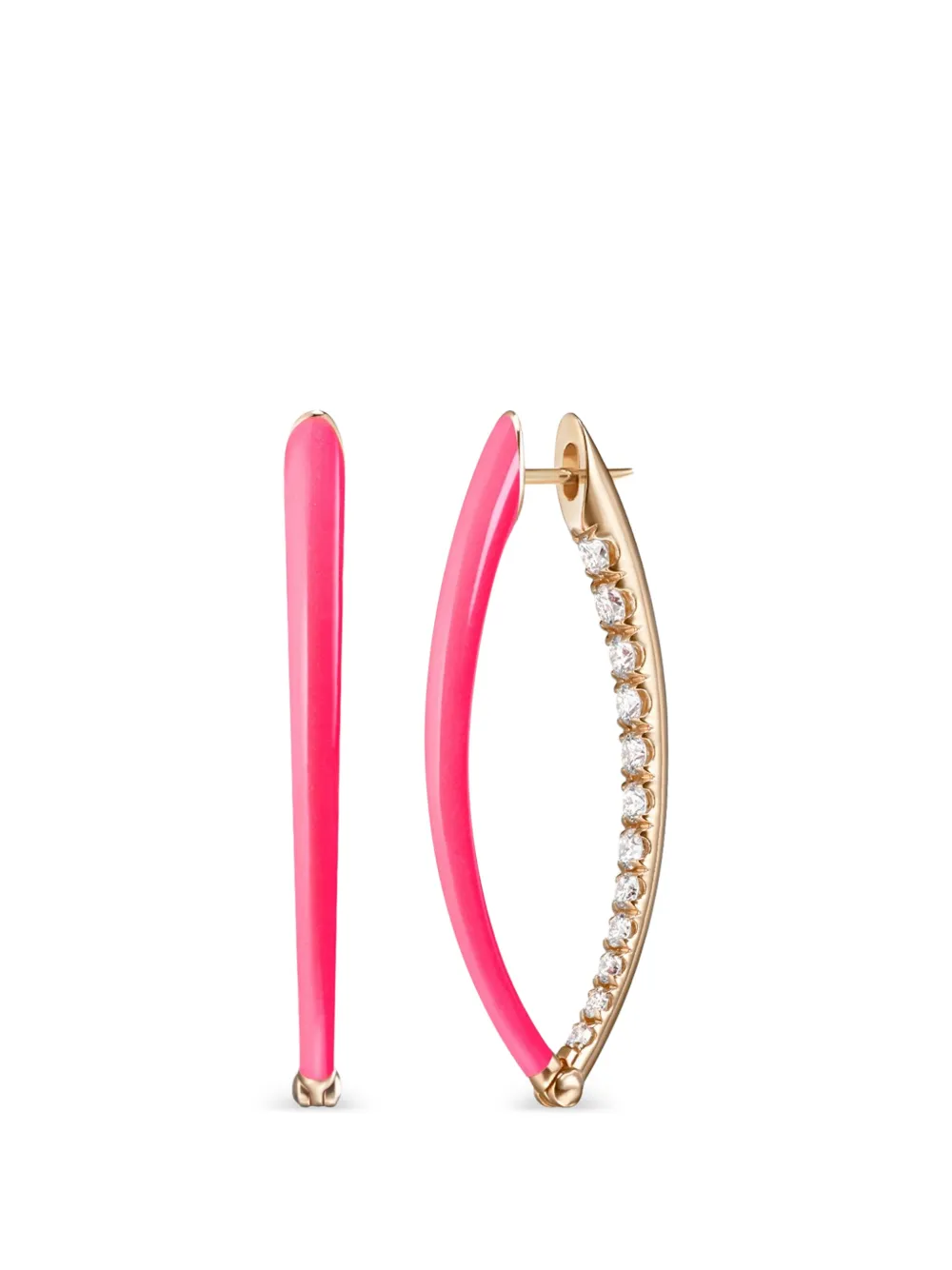 Melissa Kaye Cristina diamond earrings - Oro