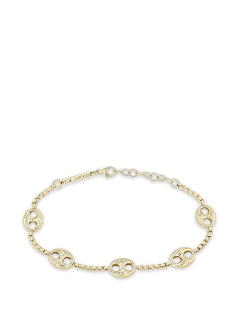 Zoë Chicco small Box Chain mariner-link bracelet