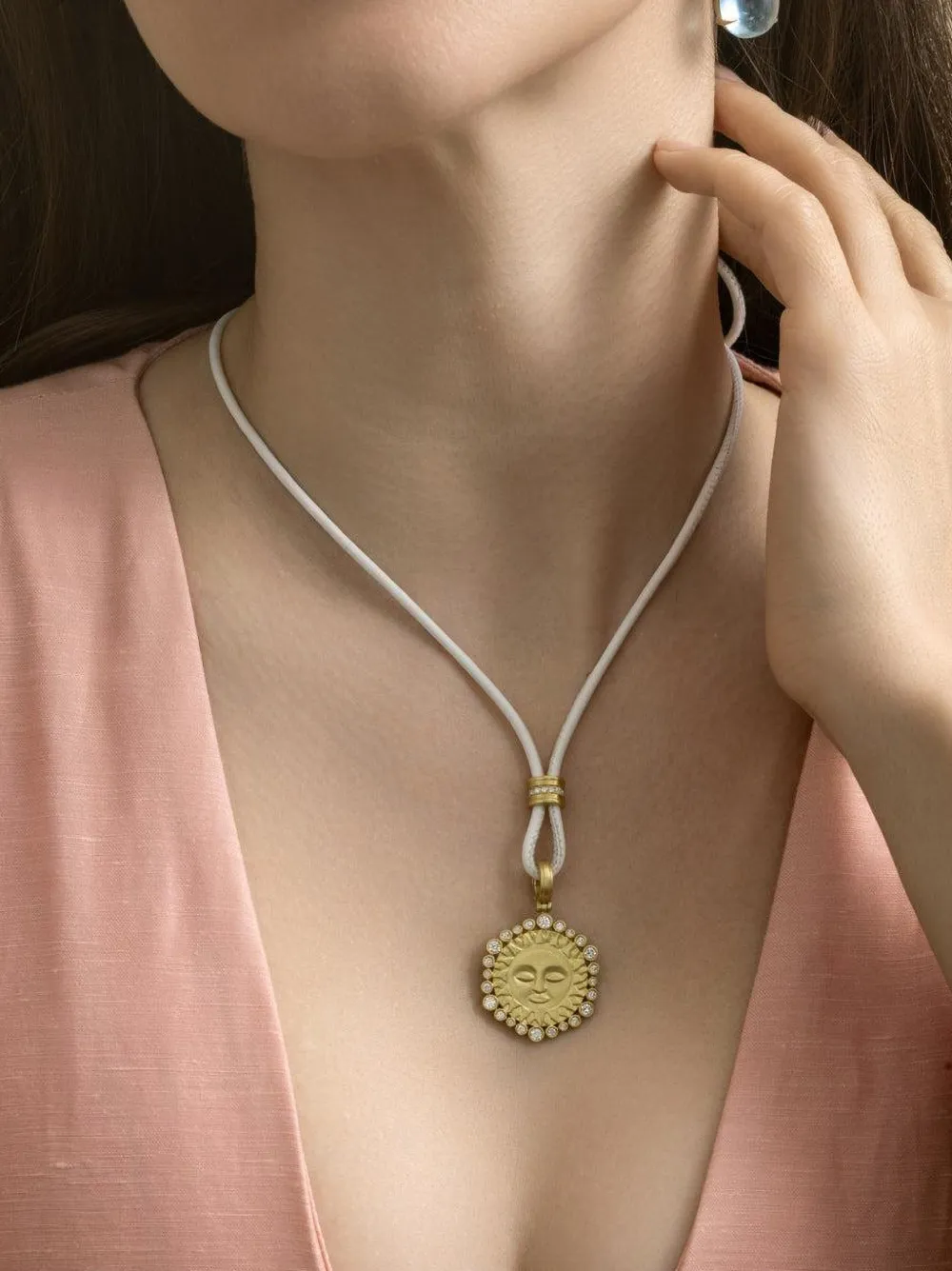 Leigh Maxwell Amani Halskette mit Diamant - Gold