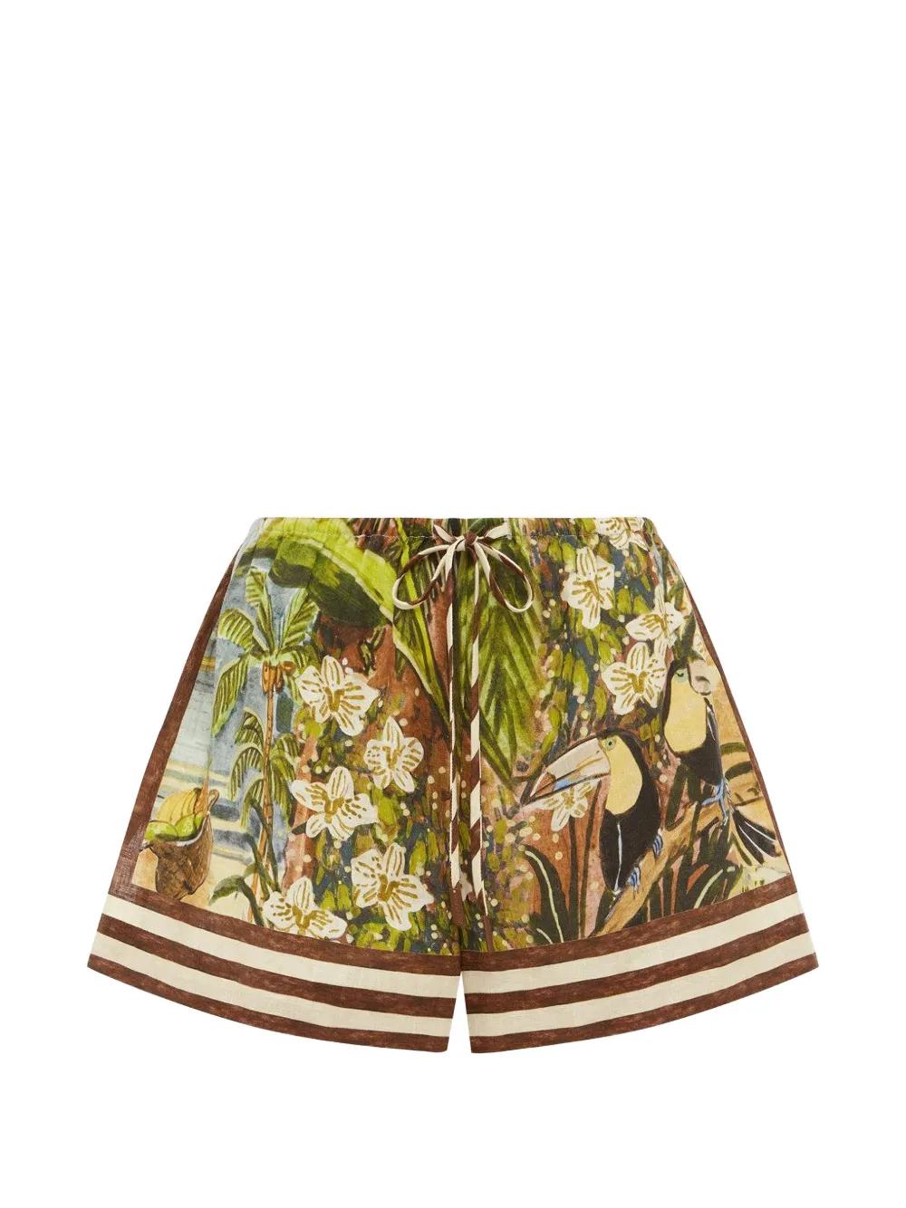 ALEMAIS Toucan Tango shorts - Verde