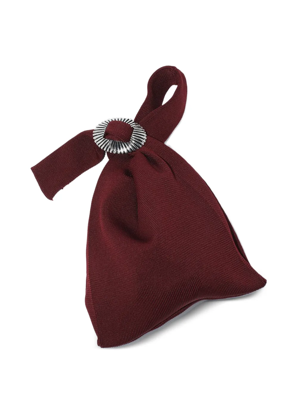 TOGA TOO Gestrickte Mini-Tasche mit Schnalle - Rot