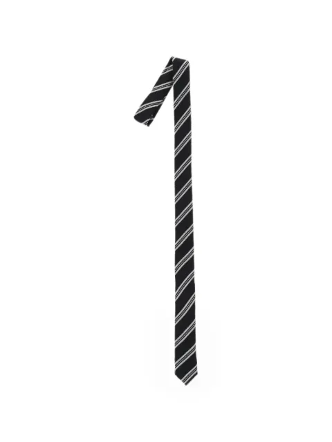 Corneliani diagonal-stripe silk-blend tie