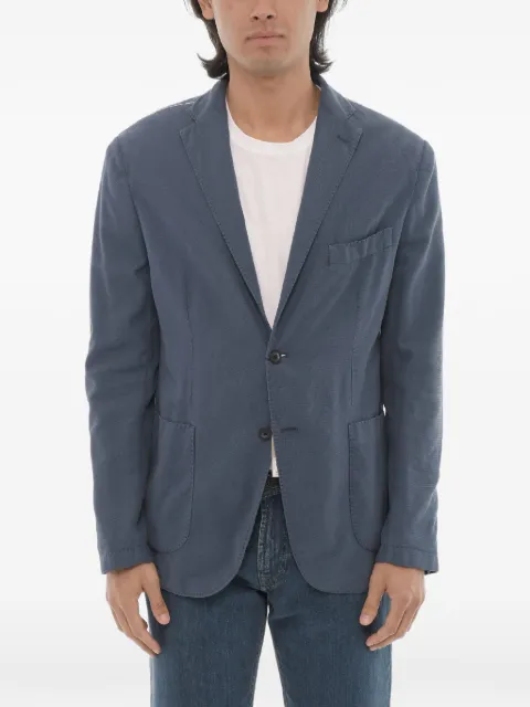 Corneliani single-breasted notch-lapel blazer