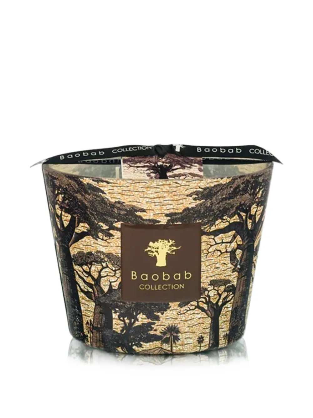 Baobab Collection Mankono baobab-print scented candle - Gelb