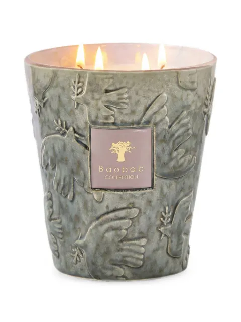Baobab Collection Colombe embossed dove-motif candle (16cm)