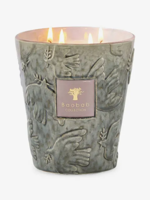 Baobab Collection Colombe embossed dove-motif candle (16cm)