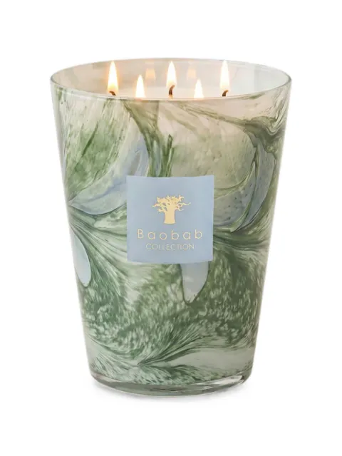 Baobab Collection Marius swirl-pattern candle (24cm)