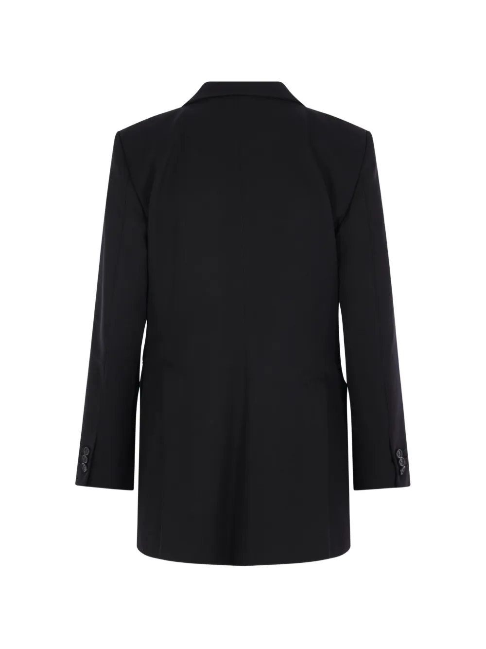Ter Et Bantine Double-breasted Wool Blazer In Black