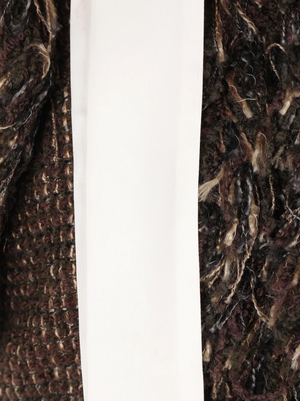 sacai bow-detail tweed jacket Bruin