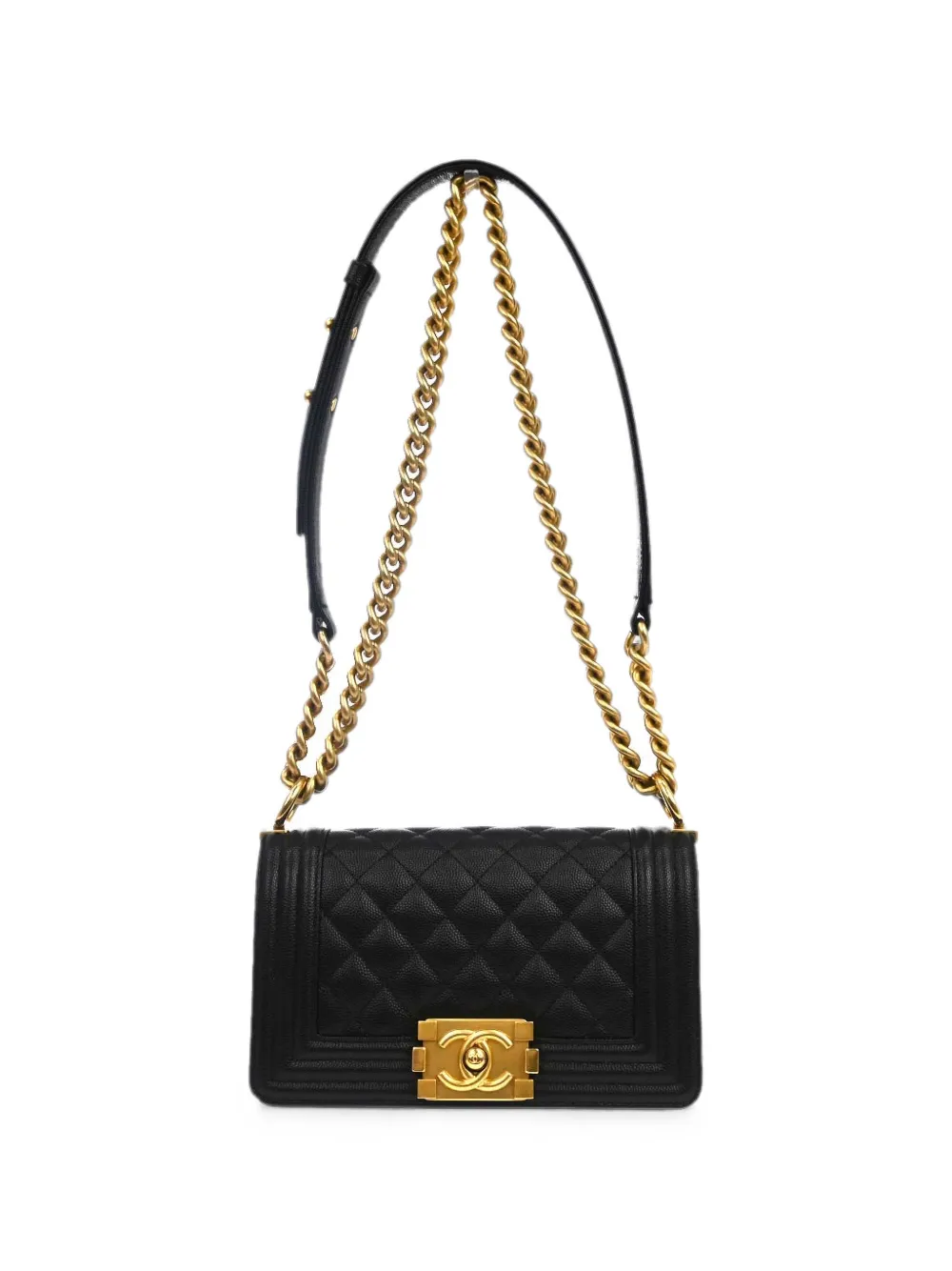 CHANEL Pre-Owned 2020s Boy Chanel mini shoulder bag - Black
