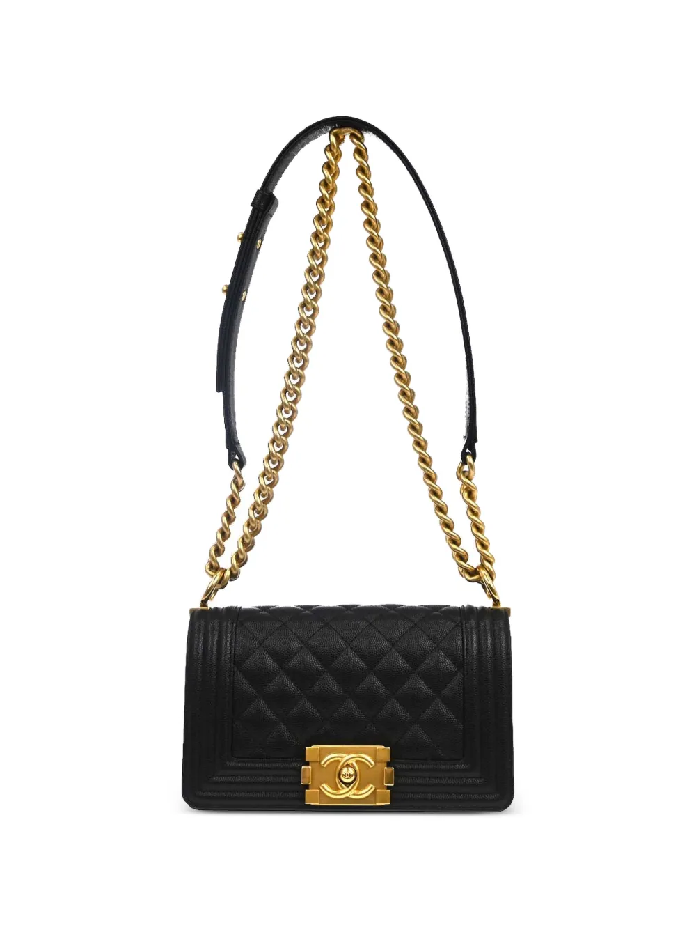 CHANEL Pre-Owned 2020s Boy Chanel mini shoulder bag - Black
