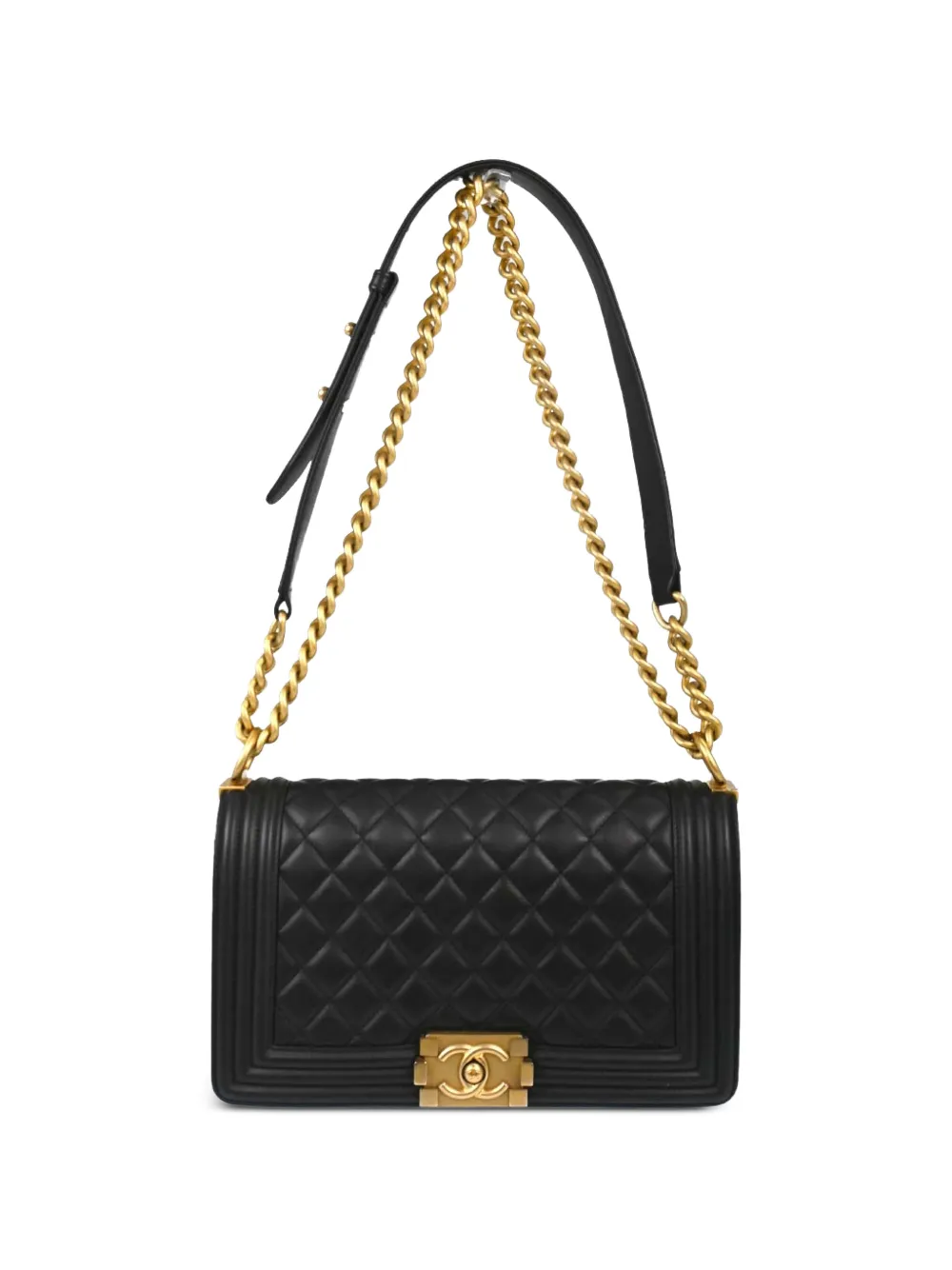 CHANEL Pre-Owned Borsa a spalla Boy Chanel media 2017 - Nero