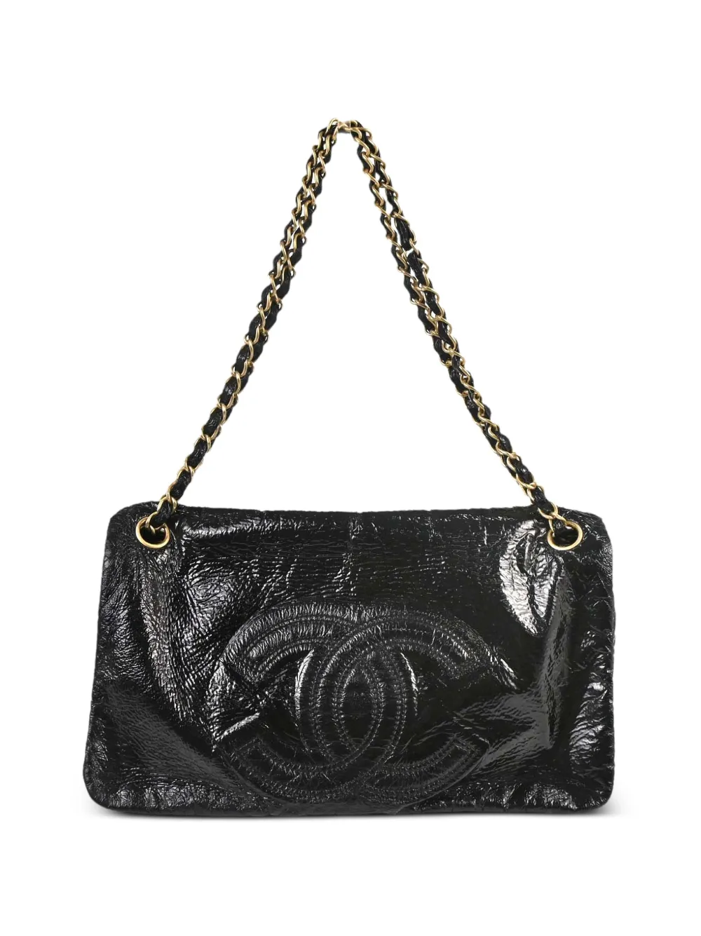 CHANEL Pre-Owned Borsa a spalla Rock and Chain CC 2007 - Nero