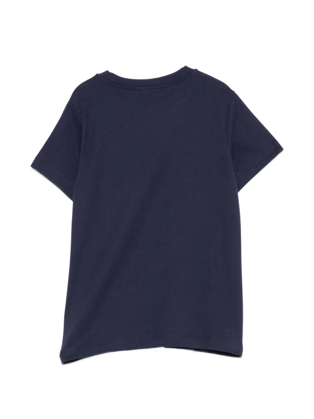 Moschino Kids T-shirt met logoprint Blauw