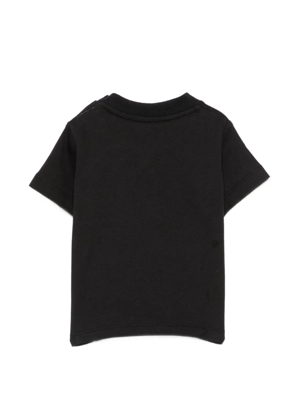 Moschino Kids T-shirt met logoprint Zwart