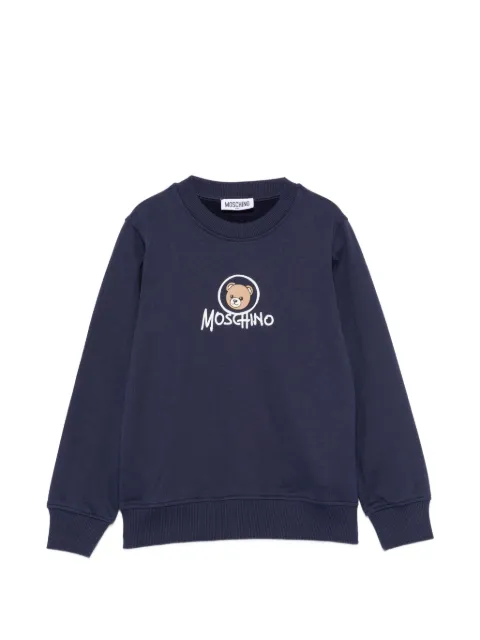 Moschino Kids Teddy Bear logo-print sweatshirt