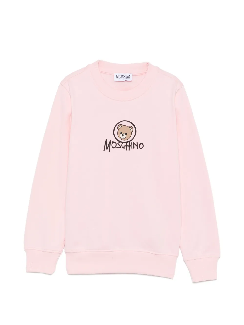 Moschino Kids logo-print sweatshirt - Rosa