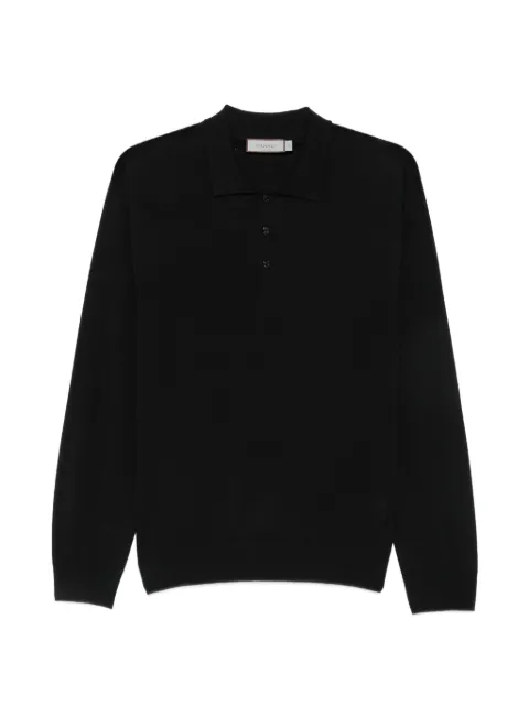 Canali long-sleeve polo shirt