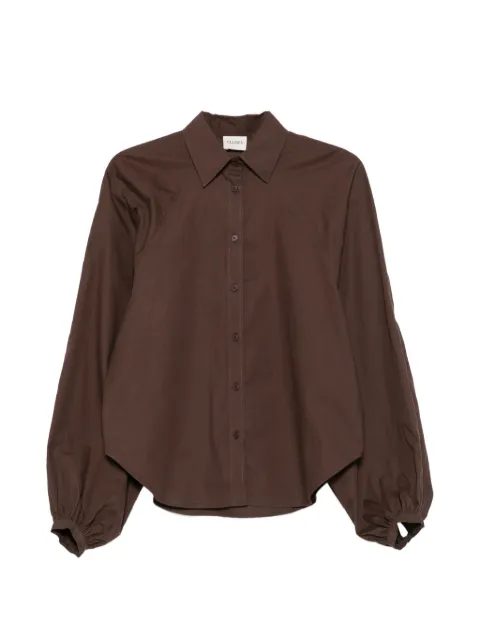 Closed balloon-sleeve shirt