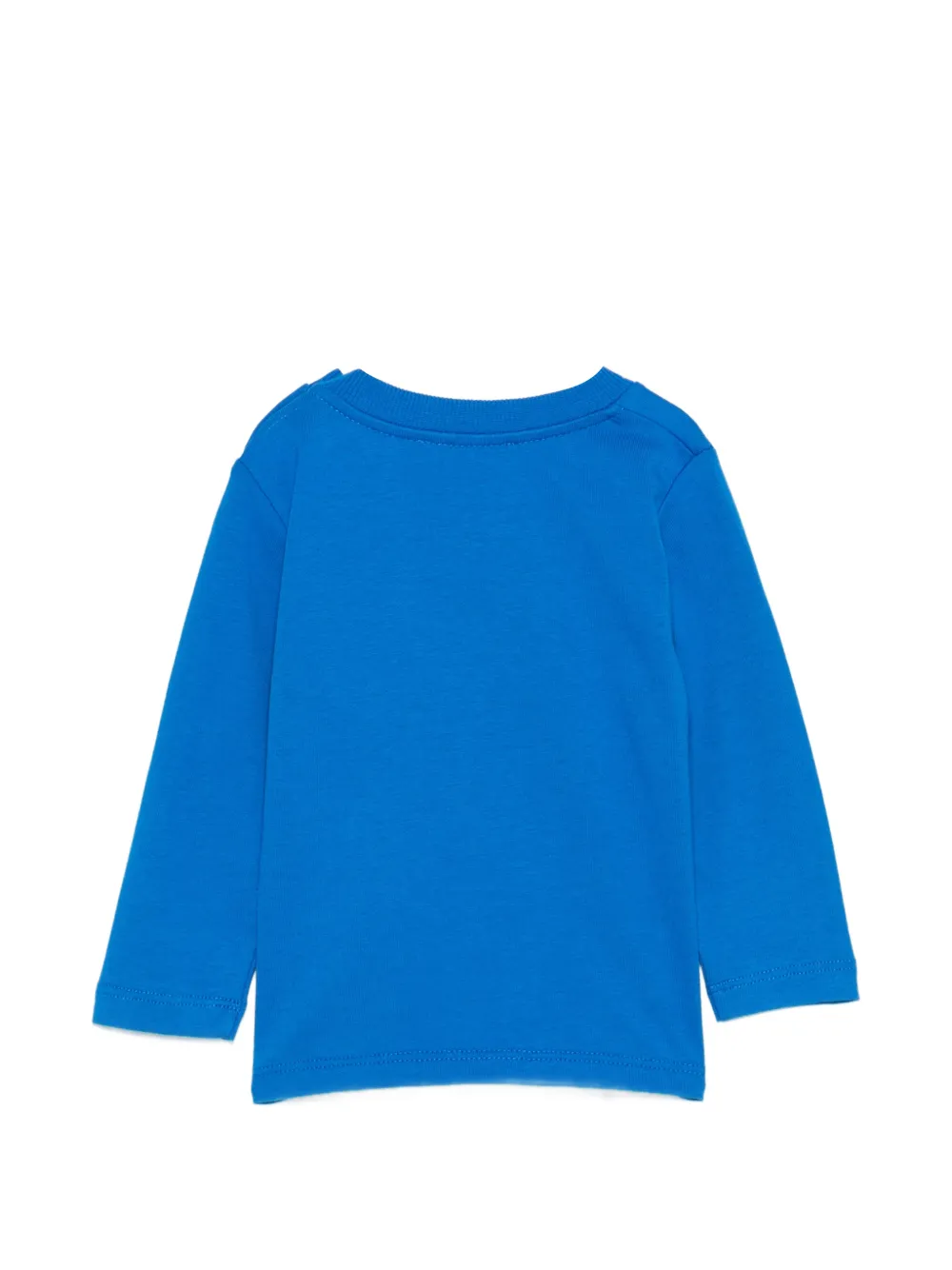 Moschino Kids T-shirt met logoprint Blauw