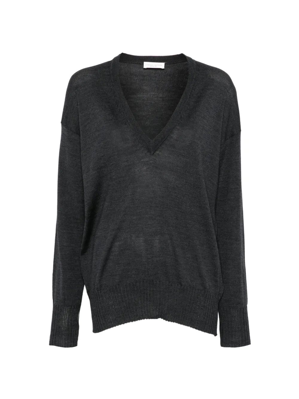 Roberto Collina V-neck sweater - Grau