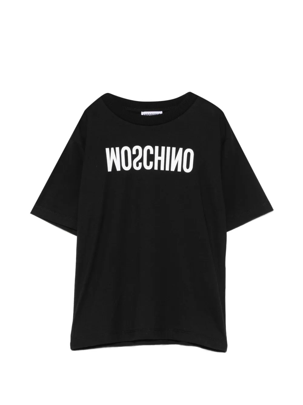 Moschino Kids logo-print T-shirt - Nero