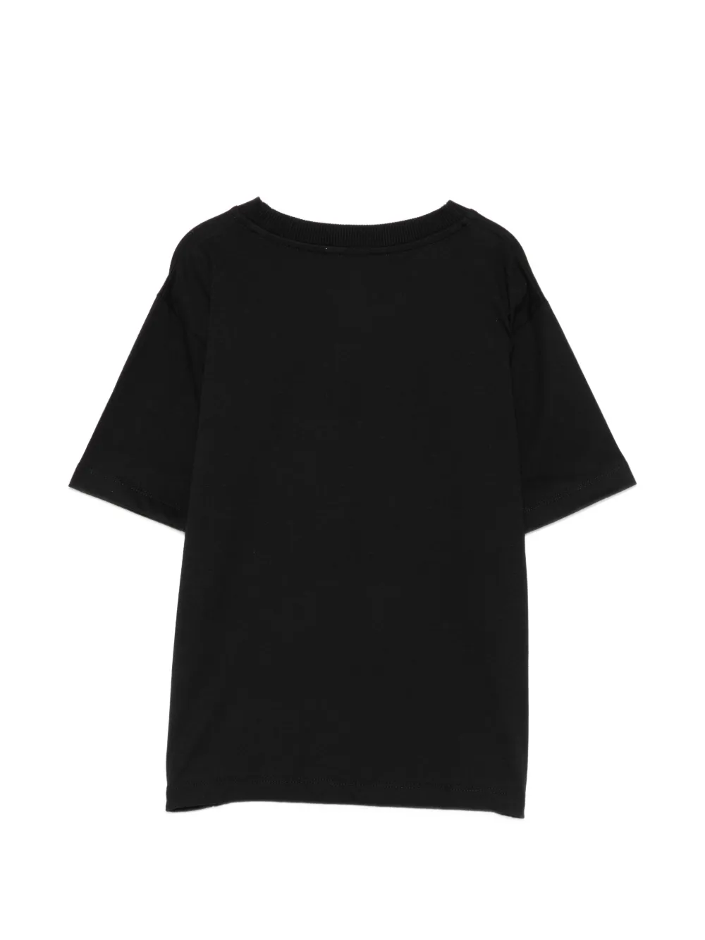 Moschino Kids T-shirt met logoprint Zwart