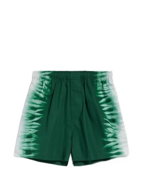 Balenciaga extreme tie dye relaxed fit shorts