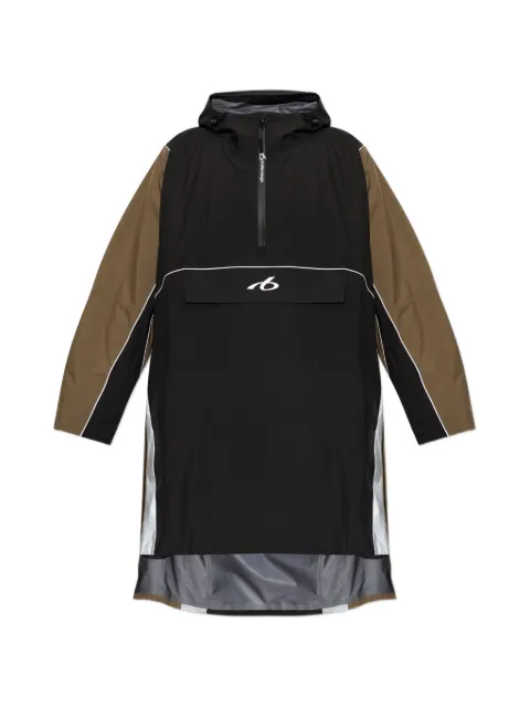Balenciaga logo-print colour-block hoodie